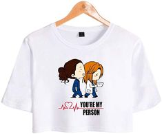 a t - shirt that says you're my person with two people on it