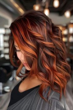 Pumpkin Spice Hair Color, Fall Red Hair, Pumpkin Spice Hair, Ginger Hair Color, Hairstyle Inspo, Copper Hair Color, Burgundy Hair, Hairstyle Women, Hair Color And Cut