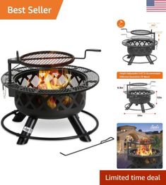 the best seller bbq fire pit grill