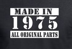 made in 1971 all original parts t - shirt