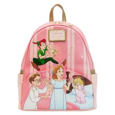 Loungefly Disney Peter Pan You Can Fly 70th Anniversary Mini Backpack – Circle Of Hope Boutique Mini Mochila, Loungefly Bag, Disney Bag, 70th Anniversary, Loungefly Disney, Disney Alice, Star Wars Collection, Shrek, Pixie Dust