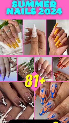 Fall Dipped Nails Ideas Powder, Long Oval Nails, Fall Dip, Ombre Nail Colors, August Nails, Dip Nails, Fall Acrylic Nails, Almond Nails Designs