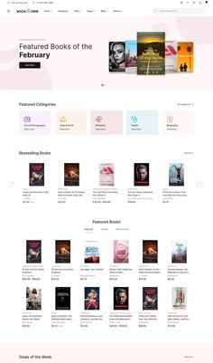 Bookstore & Bookshop Theme for WooCommerce Publishing Website Design, Online Library Website Design, Book Store Website Design, Book Web Design, Bookstore Website Design, Online Library Website, Library Website Design, Book Website Design, Bookstore Website