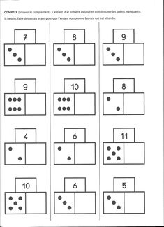 the worksheet for counting numbers to 10 is shown in black and white, which includes