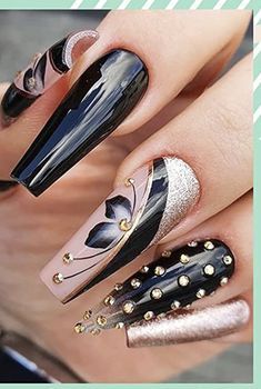 nail art New Years Nails 2023 Trends, New Years Nails 2023, Nails For New Years, Nails Art Winter, Acrylic Winter Nails, Nails Acrylic Winter, Nails Art Simple, Acrylic Nail Art Ideas, How To Nail Art