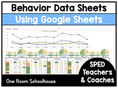 the behavior data sheets for using google sheets