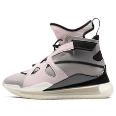 (WMNS) Air Jordan Air Latitude 720 'Barely Rose' AV5187-602 (SNKR/Casual/Women's/Thick Sole/Cushioning/Breathable) Pink Breathable High-top Sporty Sneakers, Sporty Pink High-top Sneakers With Breathable Material, Dynamic Pink High-top Sneakers, Functional Pink High-top Sneakers, Pink Modern Sneakers With Air Max Cushioning, Pink Athleisure Basketball Shoes For Light Sports, Pink Athleisure Basketball Shoes For Streetwear, Pink Athleisure Basketball Shoes, Pink Basketball Shoes With Air Cushioning For Streetwear