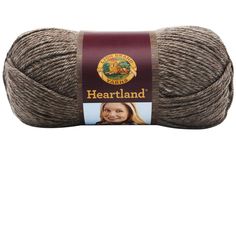 a skein of yarn with the words heartland on it