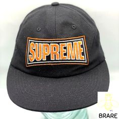 Supreme Metallic Arc 6-Panel Cap Hat Black Copper Ss18. Sold Out Storewide! Condition Is "New With Tags". Black Dad Hat With Embroidered Logo Flat Bill, Urban Black Dad Hat With Embroidered Logo, Black Dad Hat With Embroidered Logo, Black Snapback Dad Hat With Logo Patch, Black 5-panel Snapback Hat With Embroidered Logo, Black 5-panel Baseball Cap With Embroidered Logo, Black Hats With Logo Patch, One Size, Black Dad Hat With Logo Patch, Black Six-panel Fitted Hat With Embroidered Logo