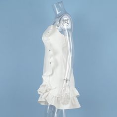 This timeless Pure White Suspender Dress offers an elegant and sophisticated look, crafted from lightweight and breathable fabric. Its delicate fine straps, fitted bodice and flowy skirt are designed to flatter the figure and move with the body, making it perfect for special occasions. Fabric: 65% polyester 35% cotton size(cm） bust Length waist S 86 86 70 M 90 87 74 L 94 88 78 1. Asian sizes are 1 to 2 sizes smaller than European and American people. Choose the larger size if your size between two sizes. Please allow 2-3cm differences due to manual measurement. 2. Please check the size chart carefully before you buy the item, if you don't know how to choose size, please contact our customer service. 3.As you know, the different computers display colors differently, the color of the actual