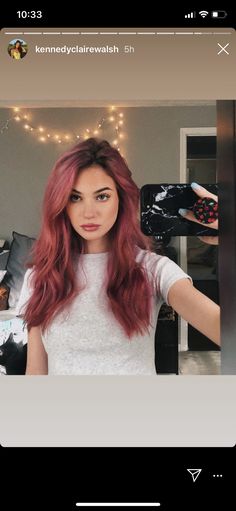 Hair Color Crazy, Dark Red Hair, Grunge Hair, Brunette Hair, Cool Hair Color, Hair Inspo Color, Purple Hair, Ombre Hair