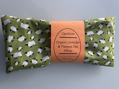 The flock is back! But they've changed colour! Now a lovely soothing green. The perfect pillow to use during your yoga practice or meditation. They are also perfect for soothing tired, puffy eyes or easing headaches. Great for hay fever sufferers - just chill in the freezer for 15 - 30 minutes. Can also be heated in the microwave for 10 sec increments up to a maximum 30seconds The scent and weight of these pillows gives you a soothing, relaxing and wonderfully calming feeling. Can also be suppli Sheep Fabric, Hay Fever, Just Chill, Relaxation Meditation, Cotton Poplin Fabric, Eye Pillows