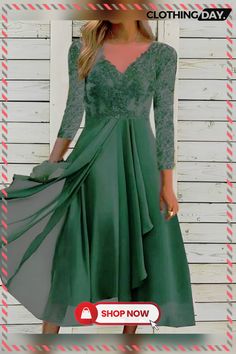 Stylish and Airy Dress Mode Prints, Long Sleeve Chiffon Dress, Elegant Summer Dresses, Chiffon Lace Dress, Vestido Plus Size, Chiffon Midi Dress, Dress For Summer, Maxi Robes, Dress Crafts