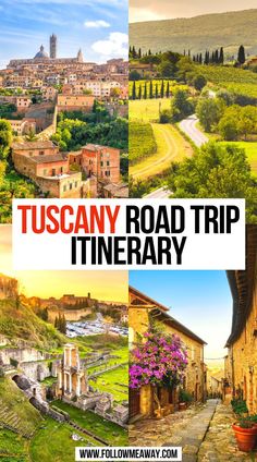 Tuscany Road Trip Itinerary Tuscany Road Trip, Tuscany Trip, Tuscany Itinerary, Itinerary Italy, Italy Road, Tuscany Travel, Perfect Road Trip, Italy Tuscany, Florence Tuscany