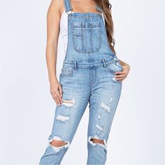 Size Large Denim Overalls Brand New With Tags Denim Overalls, Jeans Denim, Denim Jeans, Overalls, Color Blue, Women Jeans, Brand New, Tags, Women Shopping