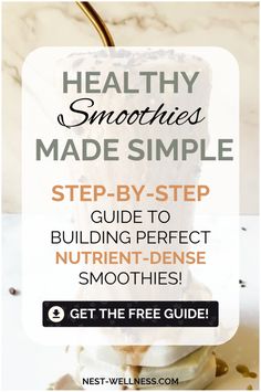 Try these 8 delicious smoothies for clear skin and a healthy belly, all without spiking your blood sugar! Grab the free guide today!