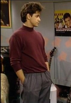 90 Male Fashion, 90s Actors Male Outfits, Early 80s Fashion Men, 1990s Aesthetic Outfits Men, 90s Men Fashion Aesthetic, Men's 80s Fashion, Full House Jesse Outfits, John Stamos Outfits, 80s Male Aesthetic