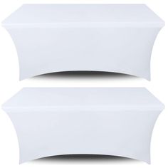 two white tablecloths on top of each other