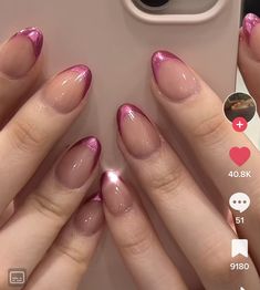 French Rosa, Summery Nails, Cute Acrylic Nail Designs, Pretty Nail Art, Heart Nails, Fire Nails, Nail Extensions, Short Acrylic Nails, Cute Acrylic Nails