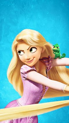 rappi from tangled in time with frog on her shoulder