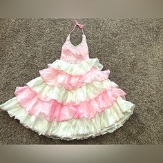 Brand New Without Tags! Never Worn. Rough Measurements: Bust:18 Inch Waist: 16inch Hips: 24inch Layered Gown, Kawaii Clothes, Kids' Dresses, Pink And White, Toddler Outfits, Pink Red, Kids Dress, Baby Toddler, Red White