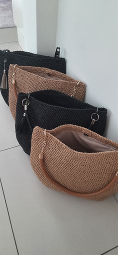 This is such a gorgeous bag made of tan paper yarn and genuine leather in brown. The bag has lining with pocket. Size Width:44 cm Height:35 cm Depth:10cm Shipment Process Time:7 business days Delivery Time:varies by country please see my shipping policy CARE INSTRUCTIONS: Use cloth or brush to remove possible dust. Wipe the bag with a clean damp cloth and wipe dry; never over wet the straw. Allow to air dry away from direct sunlight. If you want different color please convo me. I will do my best Travel-friendly Woven Light Brown Shoulder Bag, Light Brown Woven Shoulder Bag For Travel, Travel Light Brown Woven Shoulder Bag, Light Brown Woven Bags For Daily Use, Daily Use Light Brown Woven Bag, Travel Shoulder Bag With Braided Handles In Light Brown, Light Brown Travel Shoulder Bag With Braided Handles, Light Brown Crochet Shoulder Bag For Travel, Light Brown Shoulder Bag With Braided Handles For Travel