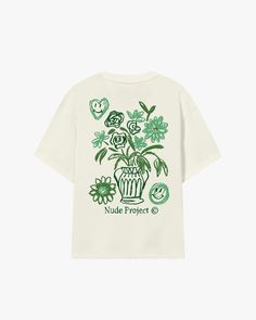 Nude Project, Cute Shirt Designs, East West, Oversized Tshirt, Cute Shirts, Illustration Design, Shirt Designs, T-shirt