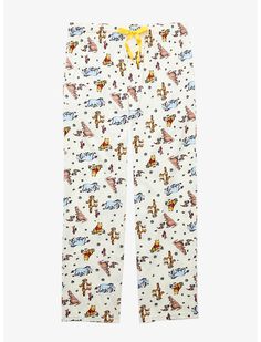 Disney Winnie the Pooh Characters Allover Print Sleep Pants - BoxLunch Exclusive Disney Pjs For Teens, Cute Disney Pajama Pants, Disney Pjs Fluffy, Disney Pjs Primark, Winnie The Pooh Christmas Pajamas, The Best Sleepover, Winnie The Pooh Characters, Pooh Characters, Cute Pjs