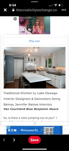 an image of a kitchen and living room on the app store's mobile page