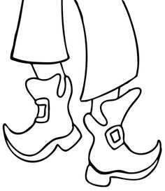 a black and white drawing of a pirate boot with a lamp on it's side