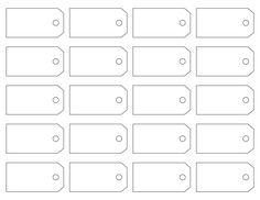 blank labels are shown in the shape of rectangles