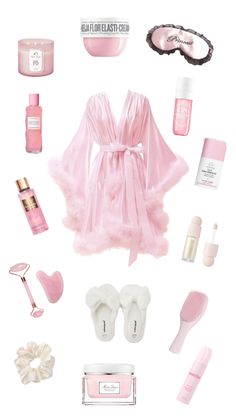 self care night, pink self care, that girl, night routine, pink pajama, skin care products, skin care aesthetic, beauty routine, glow up, bellezza, make up, beauty collage, personal care Pink Night Routine, Night Routine Girly, Self Care Day Outfit, Pink Pajamas Aesthetic, Pink Self Care Aesthetic, Self Care Outfit, Spa Night Party, Pink Self Care, Night Care Routine