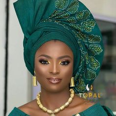 Nigerian Head Wrap Styles, Nigerian Head Wrap, Gele Head Wrap, African Traditional Wedding, Head Wrap Styles