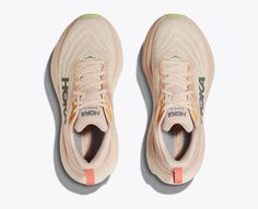 Bondi 8 Neutral Hoka Shoes, Running Shoes With Translucent Outsole, Hoka Shoes, Geometry Design, Gym Outfits, Foot Health, Technology Design, Road Running, Material Design