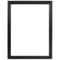 an empty black frame on a white background with clipping area for text or image