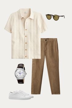 Homemade Chinese, Mode Ulzzang, Simple Casual Outfits, Polo Outfit, Pants Outfit Men