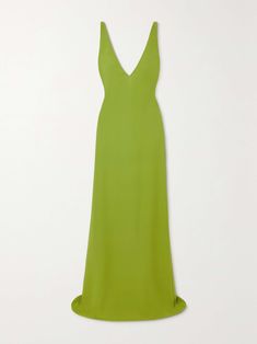 Shop VALENTINO GARAVANI Silk-chiffon gown, Explore the latest VALENTINO GARAVANI women's collection today on NET A PORTER Luxury Green Floor-length Maxi Dress, Green Silk Maxi Dress For Gala, Green Silk Evening Gown, Luxury Green Maxi Dress For Evening, Green Silk Gown For Evening, Luxury Green Sleeveless Evening Dress, Green Silk Cocktail Maxi Dress, Green Silk Cocktail Gown, Green Silk Maxi Dress For Cocktail