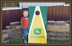 DL Outdoor Fun - www.facebook.com/... - Custom John Deere Cornhole Boards in Southern Indiana $160 w/Bags https://www.facebook.com/dloutdoor John Deere Crafts, Cornhole Rules, Woodwork Ideas, Southern Indiana, Bags Game