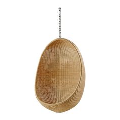 Sika Nanna Ditzel Hanging Egg Chair - touchGOODS Egg Shaped Chair, Peacock Wings, Floating In The Air, Nanna Ditzel, Hanging Chairs, Sitting Chair, Scandinavian Armchair, Rattan Chairs, Hanging Egg Chair