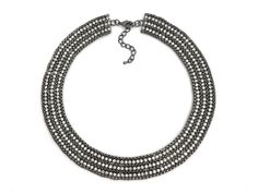 "Rhinestone Collar Necklace, Chunky Necklace, Statement Necklace, Bridal Necklace, Wedding Necklace, Choker Necklace, Gunmetal, Gift, B5249NA * Measurement: Approx. 42cm(16.5\") long with 6cm(2.5\") extension and lobster closure * Materials: - Brass Chain - Crystal Cup Chain * Metal Plating Color: Gunmetal * Lead and nickel free * No return or refund for this \"Made To Order\" item Check out more chain necklace from this link https://www.etsy.com/hk-en/shop/nloiscrafts?ref=seller-platform-mcnav& Round Rhinestone Metal Necklace For Wedding, Round Metal Rhinestone Necklace For Wedding, Round Rhinestone Necklace For Wedding, Metal Choker Style Chain Necklace For Weddings, Wedding Metal Choker Chain Necklace, Glamorous Metal Jewelry With Stones, Metal Rhinestone Necklace With Chain For Wedding, Metal Rhinestone Chain Necklace For Wedding, Metal Rhinestone Costume Jewelry Necklace