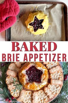 Elevate your holiday spread with this delicious baked brie in puff pastry! Filled with tart cranberries and topped with crunchy pecans, this warm, star-shaped appetizer is perfect for Christmas and festive gatherings. Your guests will love every creamy, savory-sweet bite! Puff Pastry Brie, Pastry Brie, Brie In Puff Pastry, Brie Cranberry