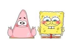 the spongebob and patrick cartoon are ready for action