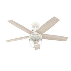 Hunter - 52336 - 52"Ceiling Fan - Margo - Textured White Bedroom Ceiling Fan, Hunter Ceiling Fans, 52 Inch Ceiling Fan, Hunter Fans, Bohemian Furniture, Room Fan, White Ceiling Fan, Hunter Fan, Dimmable Led Lights