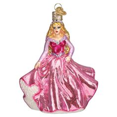 Princess in a Pink Dress Christmas Ornament - Old World Christmas Princess Christmas, Old World Christmas Ornaments, Festive Centerpieces, Christmas Offers, Pink Gown, Beautiful Princess, Pink Gowns, Old World Christmas, Perfect Pink