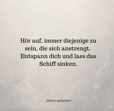 a quote written in german on a white background