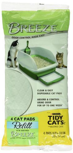 the tidy cats litter bag is packed with cat pads