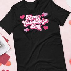 Happy Galentines Day T-shirt Gift for Best Friend Girl Squad image 1 Happy Galentines Day, Galentines Day, Gift For Best Friend, Tough Day, Valentines Party, Valentines Day Shirts, Friends Shirt, Ash Color, Best Friend Gifts