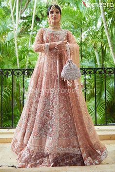 Silver Pakistani Dress, Pink Bridal Dress, Bridal Dress Pakistani, Gown Lehenga, Ansab Jahangir, Pakistani Bridal Dress, Dress Pakistani, Pakistani Wedding Dress, Elegant Attire