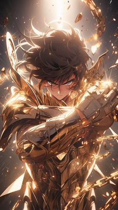 Knights Of The Zodiac, Cool Anime Backgrounds, Cool Anime Wallpapers, Beautiful Dark Art, Fantasy Warrior, Anime Character Drawing, 영감을 주는 캐릭터, Fantasy Artwork