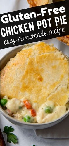 This gluten-free chicken pot pie is everything you need in a comforting dinner! With an easy crust recipe and a savory filling, it’s the perfect combination of flaky and flavorful. Whether you’re making it for a weeknight meal or a holiday leftover makeover, this recipe will become a favorite. Pin it now for a meal the whole family will devour!